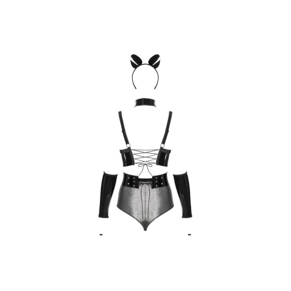 Silveria Ensemble 6 pcs - Argent et Noir